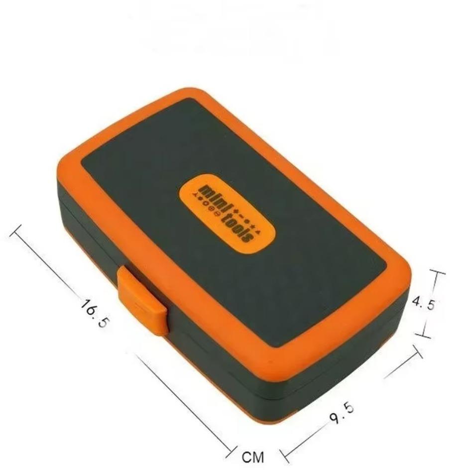 Набор из 38 предметов CRV с противоскользящей и потостойкой рукояткой, многоцелевая отвертка-трещотка для ремонта, комбинированный инструмент