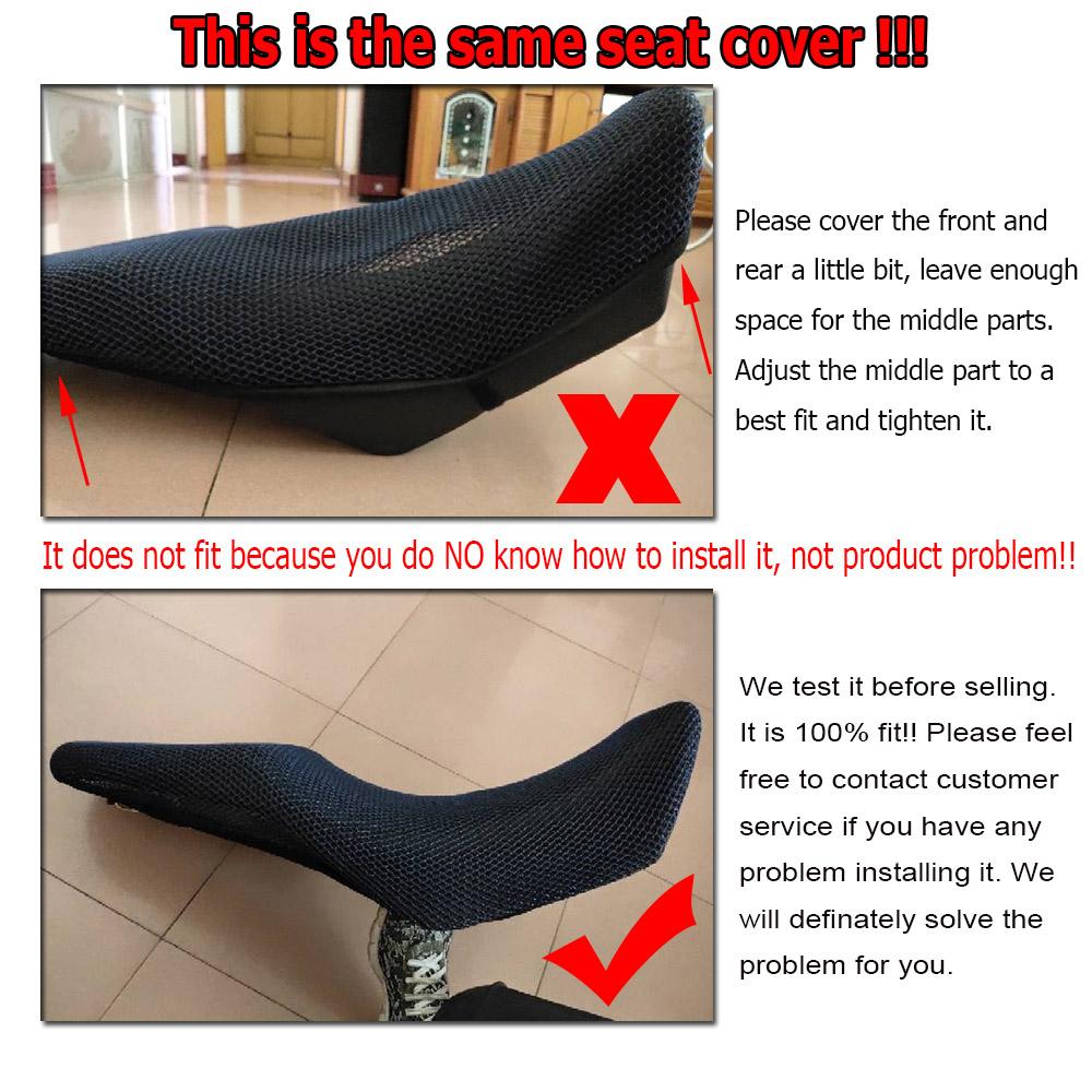 For BMW C400X C400 X 2018-2022 Rear Seat Cowl Cover Waterproof Insulation Net 3D Mesh Net Protector Motorcycle Accessories