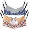 Guinea Pig Soft Reversible Breathable Washable Hanging Bed Cage Accessories Swing Chair Cat Hammock