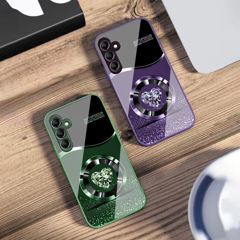Фиолетовый Круглый Алмаз Для Samsung A 73 72 71 A70 56 55 54 A53 52 A51 A50 42 A35 A34 33 32 31 26 25 24 23 22 30 стекло чехол для телефона
