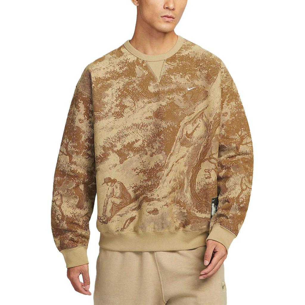 Nike Solo Swoosh Versatile Soft Comfortable Loose Sweatshirt Men Sweatshirt HV4119-297