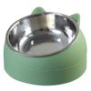 Practical Product Stainless Steel Inclined Cat Bowl Non-slip Base Puppy Cat Neck Protection Pet Supplies