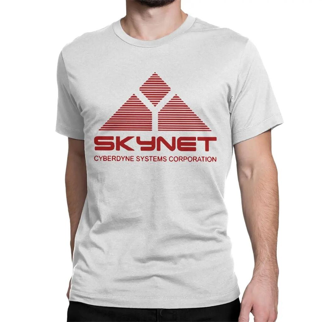 Skynet Cyberdyne Systems Терминатор футболки унисекс женские юмористические хлопковые футболки с круглым вырезом футболка с короткими рукавами топы больших размеров