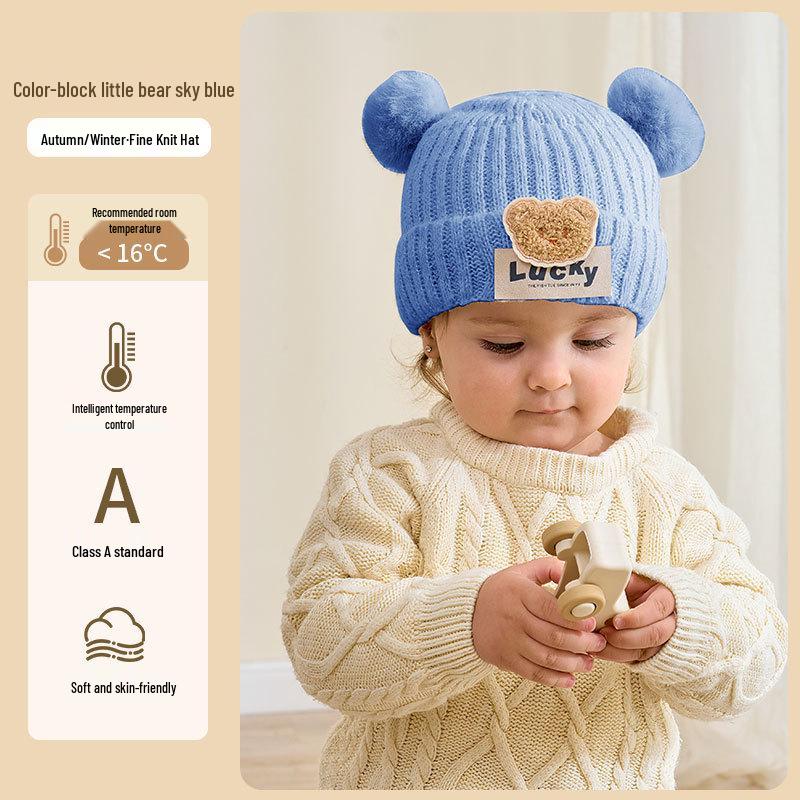 Adorable Four Seasons Wool Knit Hat for Newborns, Infants, and Toddlers - Perfect for Boys and Girls