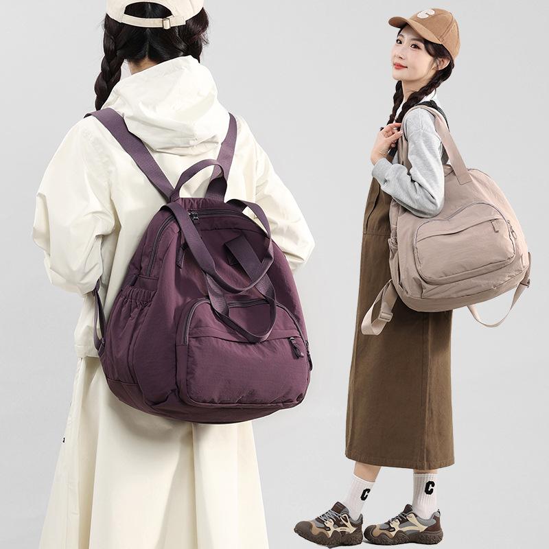Рюкзак большой емкости, женская водонепроницаемая многофункциональная сумка через плечо, сумка-тоут, студенческий рюкзак, дорожная сумка