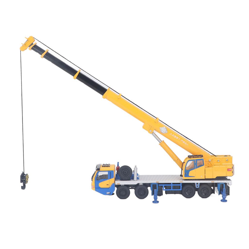 Diecast Truck Crane 1:55 Scale Miniature Heavy Duty Engineering Vehicle Model Alloy Gift Collection