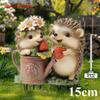 Cute Hedgehog, 2D Flat Acrylic, Garden Decoration, Suitable for Indoor Potted Plants, Yard and Lawn, Party, Christmas, Halloween