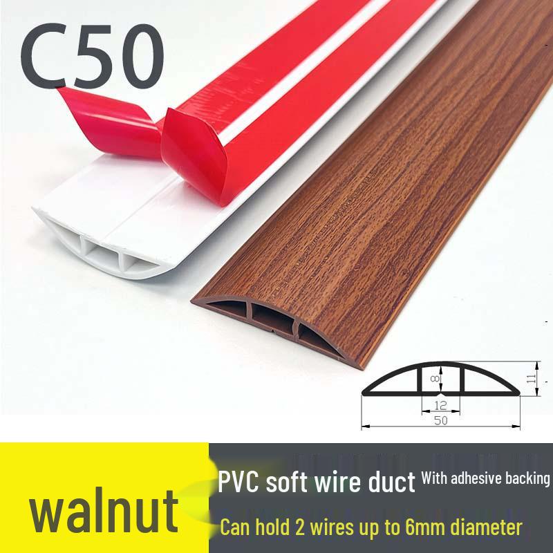 Мягкий ПВХ кабельный канал для пола: Изолированный самоклеящийся канал для прокладки проводов с толстой защитой от наступания