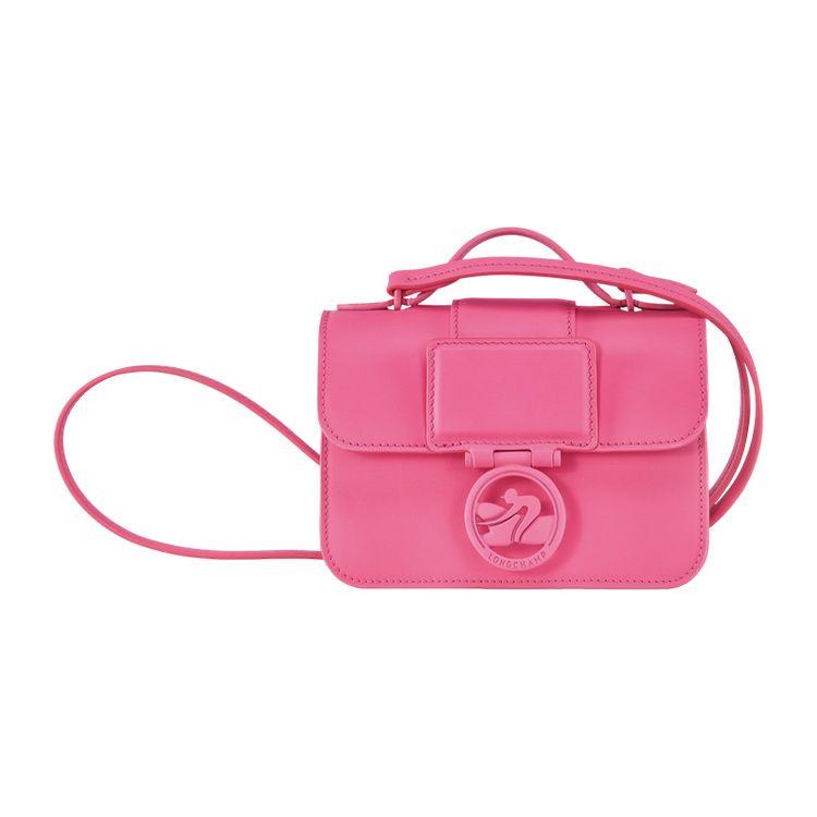 Longchamp Box-Trot 17 Valentines Day Edition Magnetic Flap Closure Mini Handheld Shoulder Crossbody Bag Women Bags Purple Red 10180HBWP73