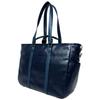 Morino Canvas SF-0701 Multi-Way ToteKashiwa Leather Collaboration Business Bag, Made In Japan (Navy X Navy)