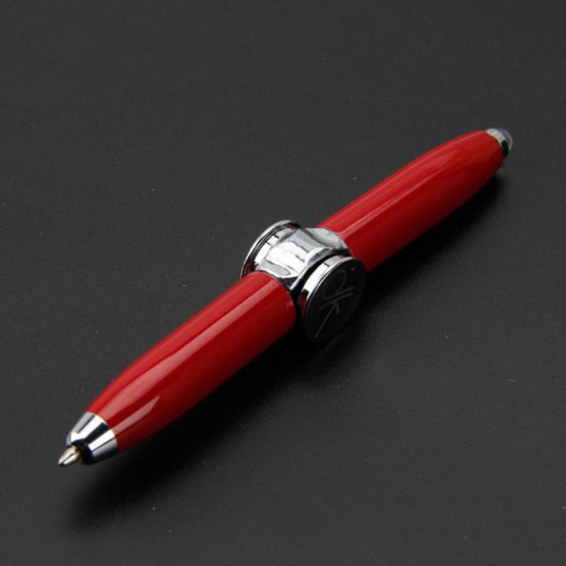 Ручная вращающаяся ручка со светодиодной подсветкой, игрушки, шариковая ручка, подарок