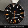 28.5MM Циферблат часов Светящийся циферблат Подходит для механизма NH35/M8215/E2824 Аксессуары для часов Запчасти для часов Для мужчины Чистый циферблат Стрелки NH35