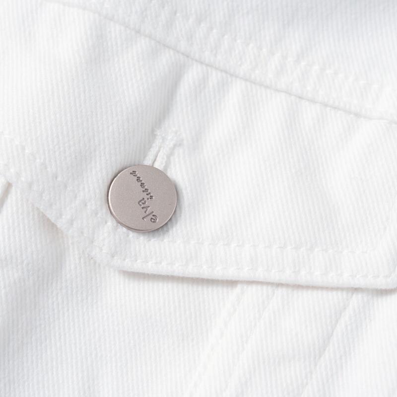 Женская весенняя джинсовая куртка с лацканами Elva's Island