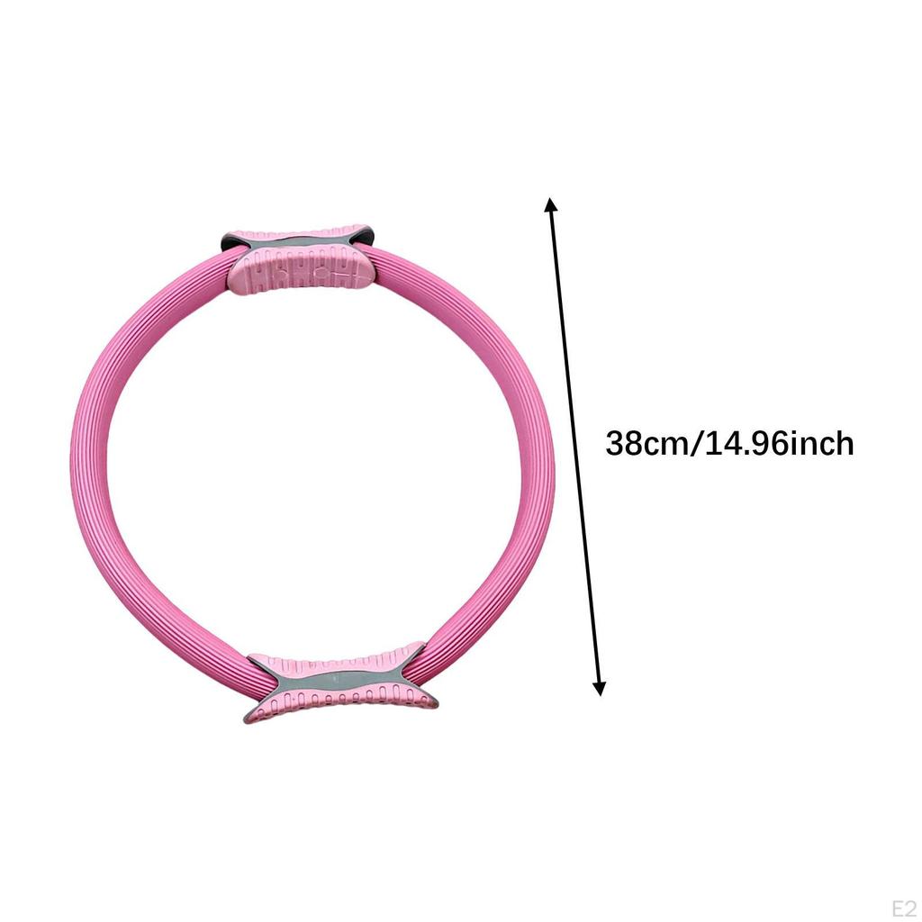 Pilates Fitness Ring Core Training Non Slip Ergonomic Device Double Handles Equipment Exercise