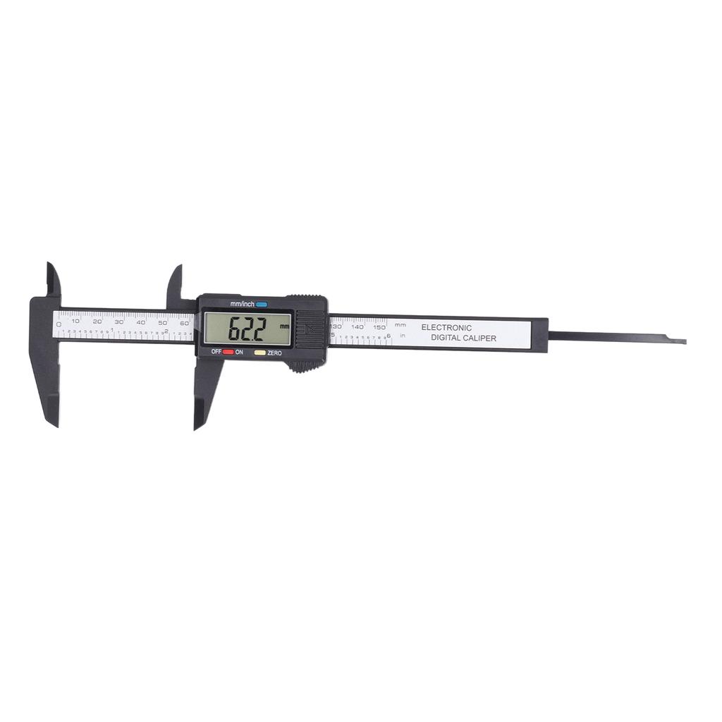 Vernier Caliper LCD Digital Display 0150mm Dual Scale ABS Tool for Measurement Testing