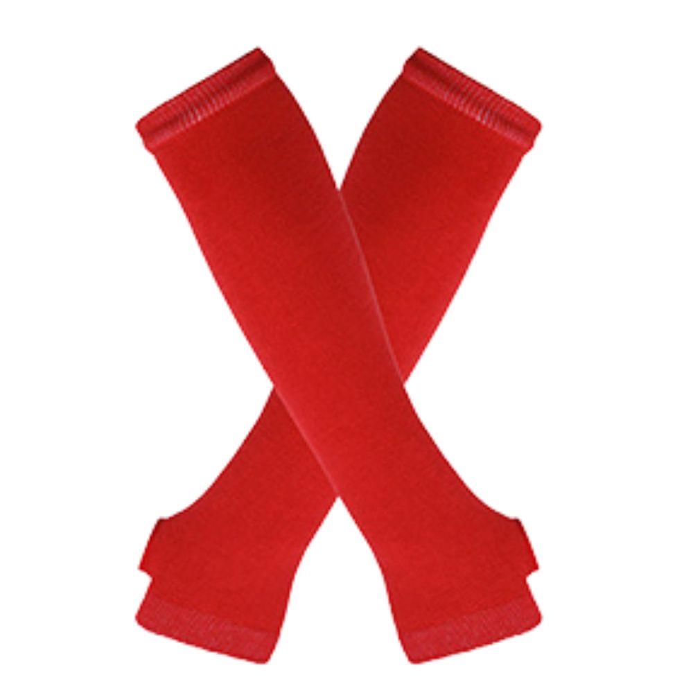 Полосатые унисекс перчатки с половиной пальцев длинные женские перчатки для девочек перчатки на руку теплые вязаные напульсники локтевые варежки теплая манжета