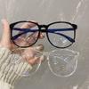 Anti Blue Light Plano Computer Glasses Round Frame for Women and Men Eyewear Blocking Optical Spectacle Eyeglasses