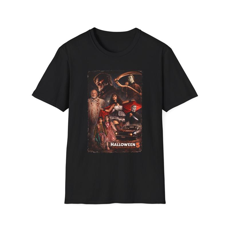 Halloween 5 Movie Poster Unisex T-Shirt| Halloween Characters Graphic Tee