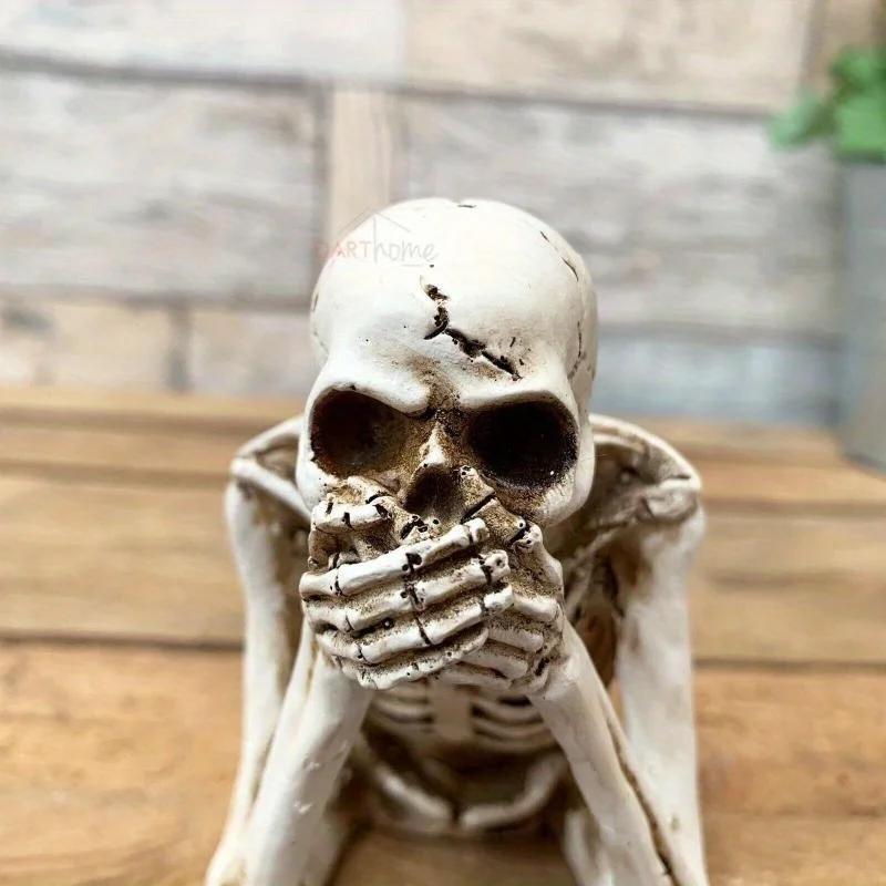 Новый Симулятор Человеческого Скелета Хэллоуин Украшение Выпускной Сезон Украшения Готика Семья Страшная Хижина Декор на Хэллоуин