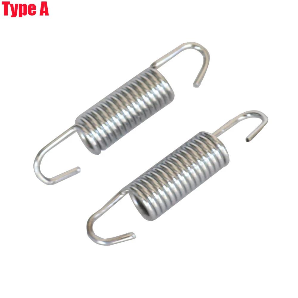 Motorcycle Stainless Steel Spring Hooks Hooking Engine Accessories Motorcycle modified exhaust spring pull reed