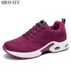 Women Sneakers Running Shoes Tennis Outdoor Air Cushion Knit  Trainer Breathable Gym Shoes