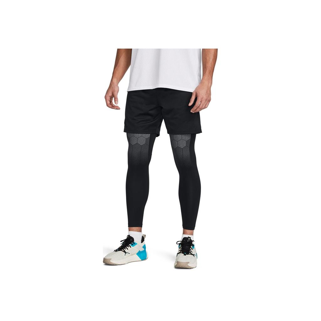 Under Armour UA Project Rock Payoff Letter Print Loose Fit Sports Shorts Men Shorts Black 1383192-001