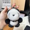 Куклы-животные, панда, брелок, имитация меха норки, брелки из норковой шерсти, подарок для девочек