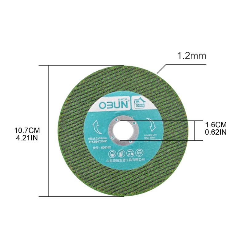 PrecisionCutting Discs for Metal Grinding Cutting Wheel - 10PCS 100mm for Angle Grinder Sanding Wheels