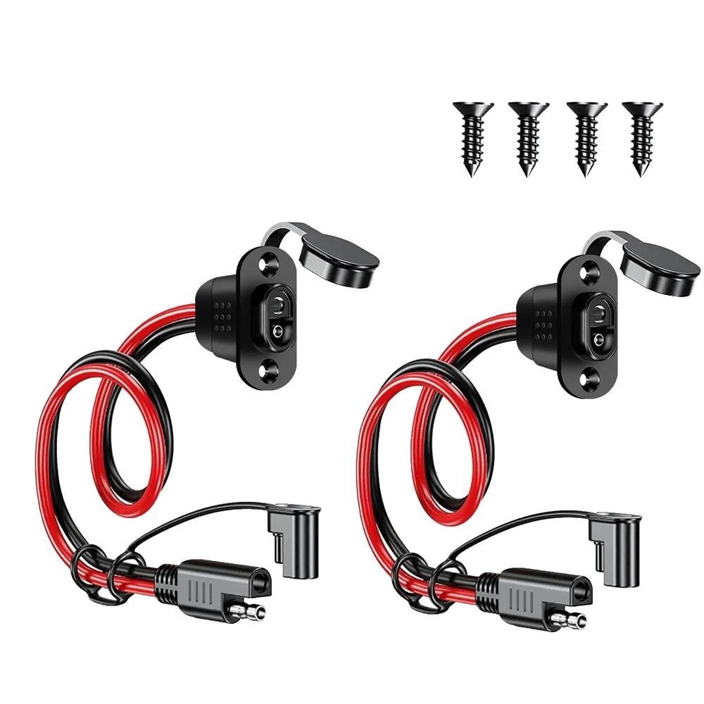 Жгут с быстроразъемным разъемом SAE Адаптер SAE Штекер к гнезду Кабель 1 фут 12AWG Удлинитель SAE