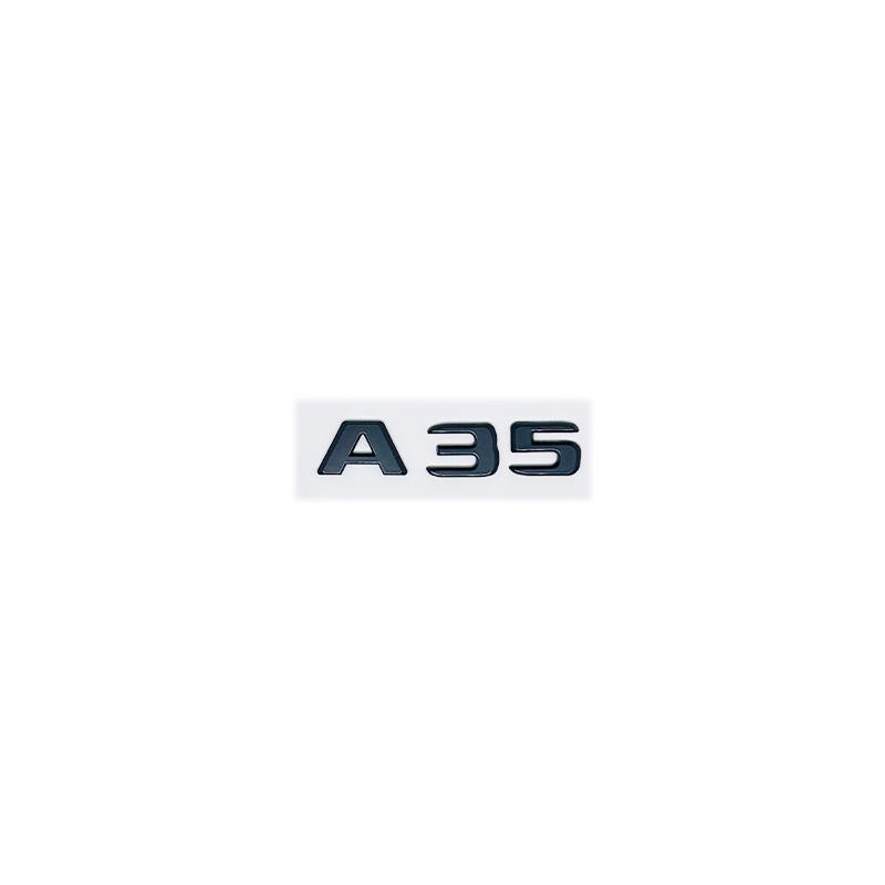 3D ABS глянцевые черные буквы A35 A45 A45S Turbo 4matic эмблема для Mercedes Benz AMG автомобильное крыло багажника сзади W176 W177 наклейка с логотипом