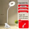 Kuailingtong LED Clip Desk Lamp - New Chinese Style, USB Charging, Dual-use, Eye Protection for Children's Room.