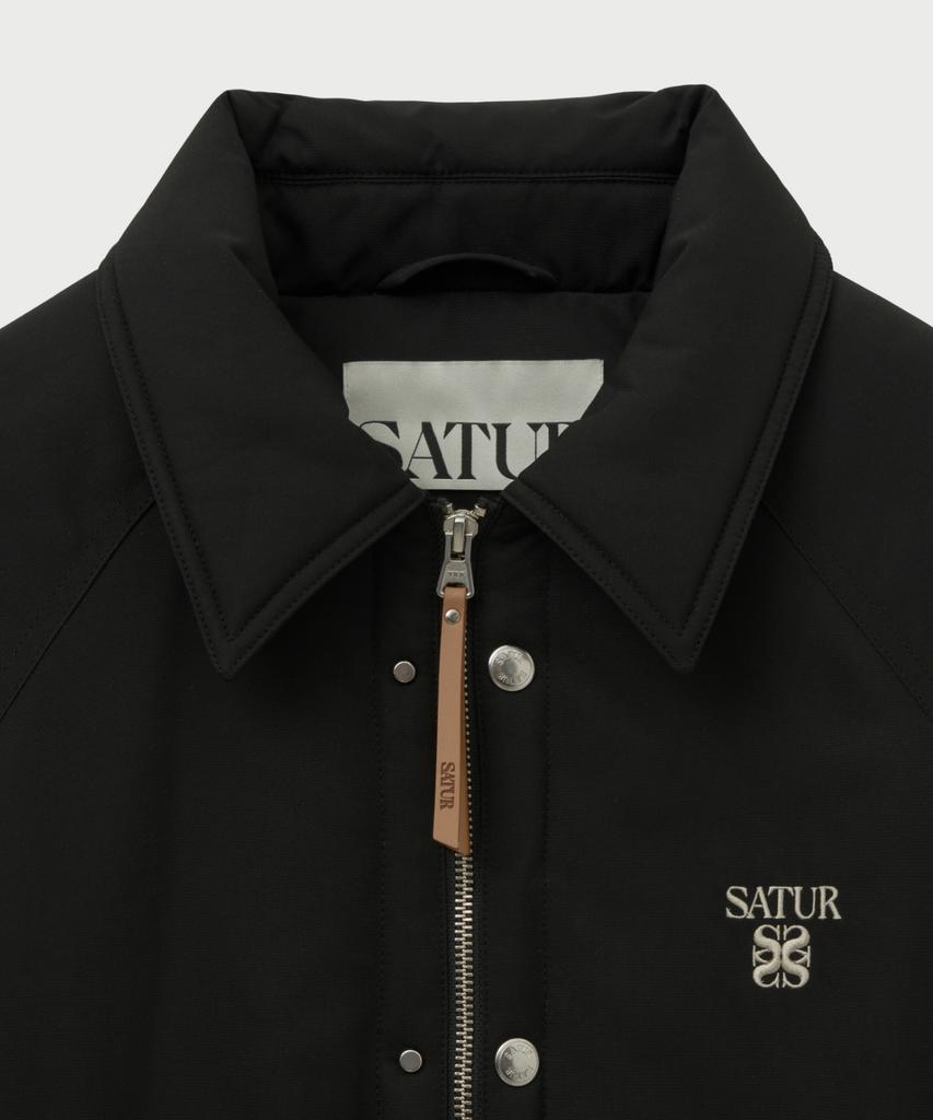 SATUR Theo Duck Down Padded Jacket Black
