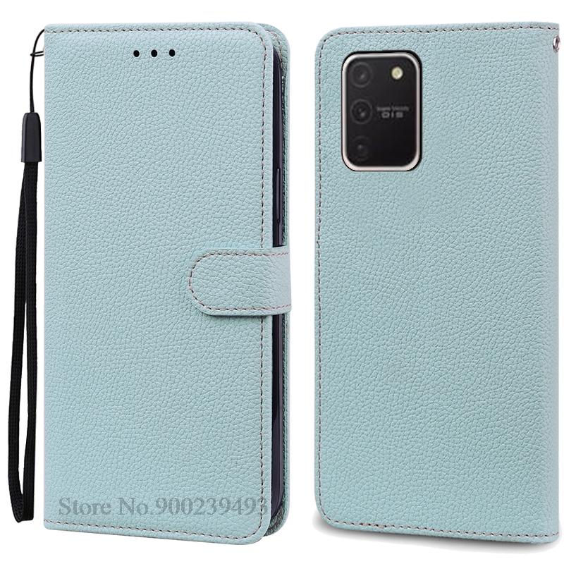 Для Samsung Galaxy S10 Lite Чехол G770F Силиконовый Роскошный Кожаный Флип Чехол Для Samsung S10 Lite Чехол Galaxy S10Lite Чехол-кошелек