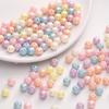 Бусины ручной работы 8 мм акриловые Dream Color Fantasy Gold круглые бусины ручная работа своими руками бусины на нитке аксессуары браслет ожерелье ювелирные изделия свободные бусины