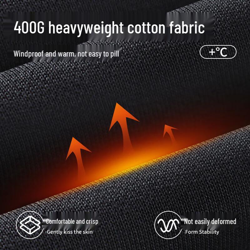 Jeanswest Life Men's Winter Fleece-Lined Loose Fit Jogger Pants