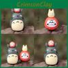 Cartoon Cute Totoro Overhead Dharma Micro Model Ornament For Prop Landscape