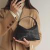 2025 Rhombus Sheepskin Leather Women's Shoulder Bag - Handheld Messenger with Woven Design