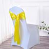 Элегантный галстук-бабочка на спинку стула, дышащая искусственная шелковая лента с пятнами для свадебного банкета, ленты для стула, товары для вечеринок