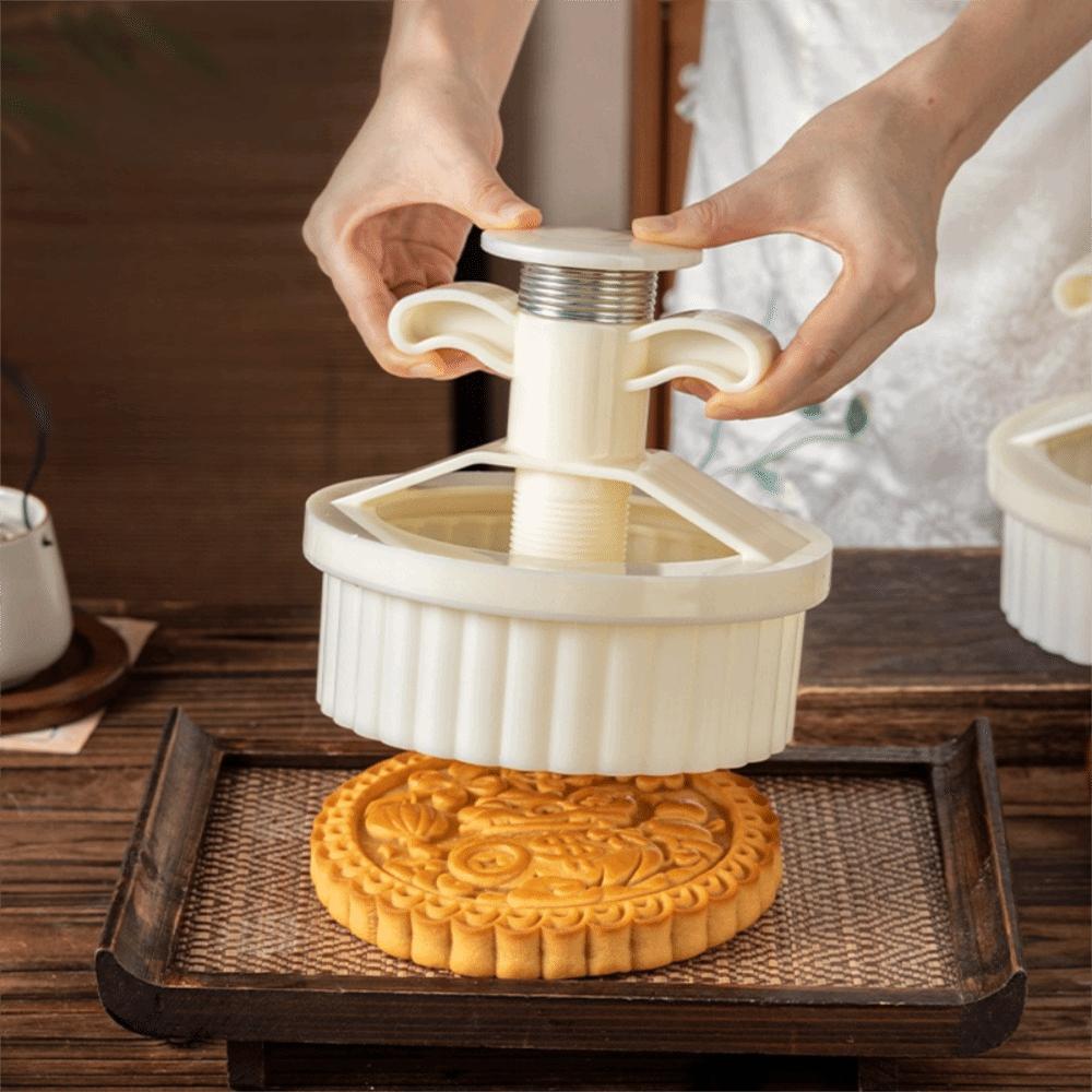 Hand Press Mid-Autumn Festival Moon Cake Mold Pastry Mold  Kitchen