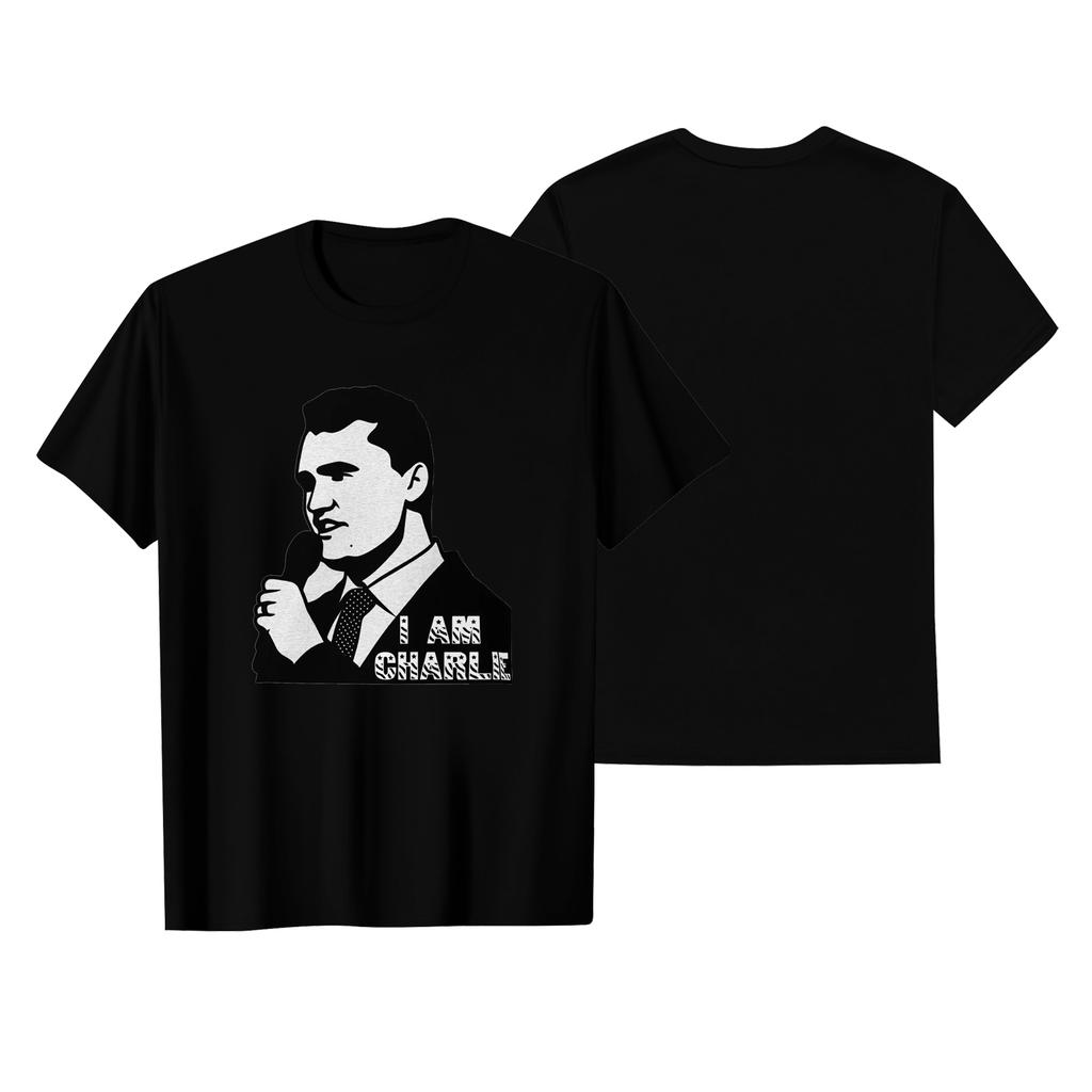 Unisex Round Neck Casual Printed Short-sleeved T-shirt Top