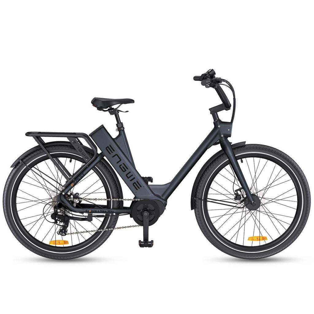 Electric Bicycle Adult ENGWE 27.5" 250W Motor 36V 19.2AH City Ebike Top Speed 25Km/h Load 120Kg 9 Speed P275 ST