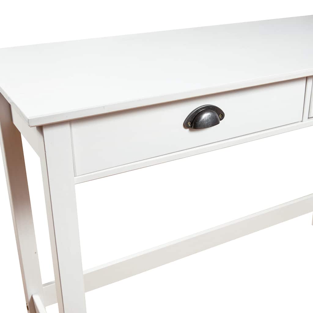 Hill Console Table with 2 Drawers 110 x 45 x 74 cm Pine Wood