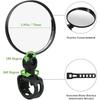 Universal Bicycle Rearview Mirror 360°Adjustable Rotate Convex Wide Angle Cycling Handlebar Rear View Mirrors