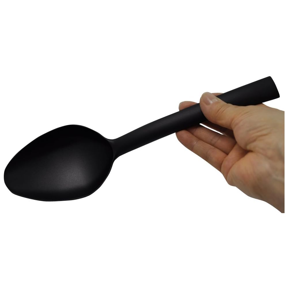 KAI O.E.C Power Spoon Masayo Waki Serving Ladle Black Heat Resistant Material Made in Japan