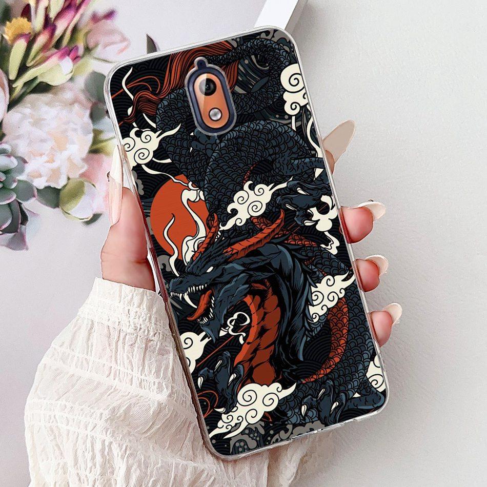 Для Nokia 3.1 Nokia3 Крутой Чехол для Телефона с Рисунком Дракона и Тигра Для Nokia 3 Nokia3.1 Мягкие Силиконовые TPU Чехлы
