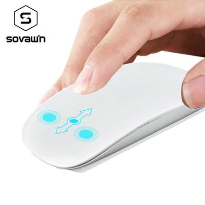 Эргономичная USB беспроводная тонкая мышь с сенсорным колесом Magic Mice 2,4G 800/1000/1200 DPI Оптическая мини-мышь для Apple Ноутбук Настольный ПК