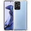 Case for Xiaomi 11T 5G - Phonillico - Ultra Slim - Shockproof - Soft Silicone - Transparent