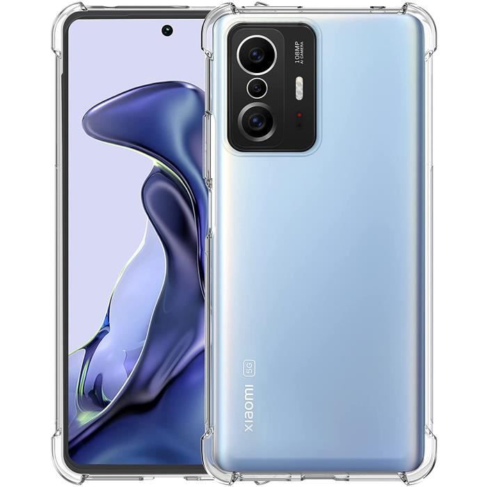 Case for Xiaomi 11T 5G - Phonillico - Ultra Slim - Shockproof - Soft Silicone - Transparent