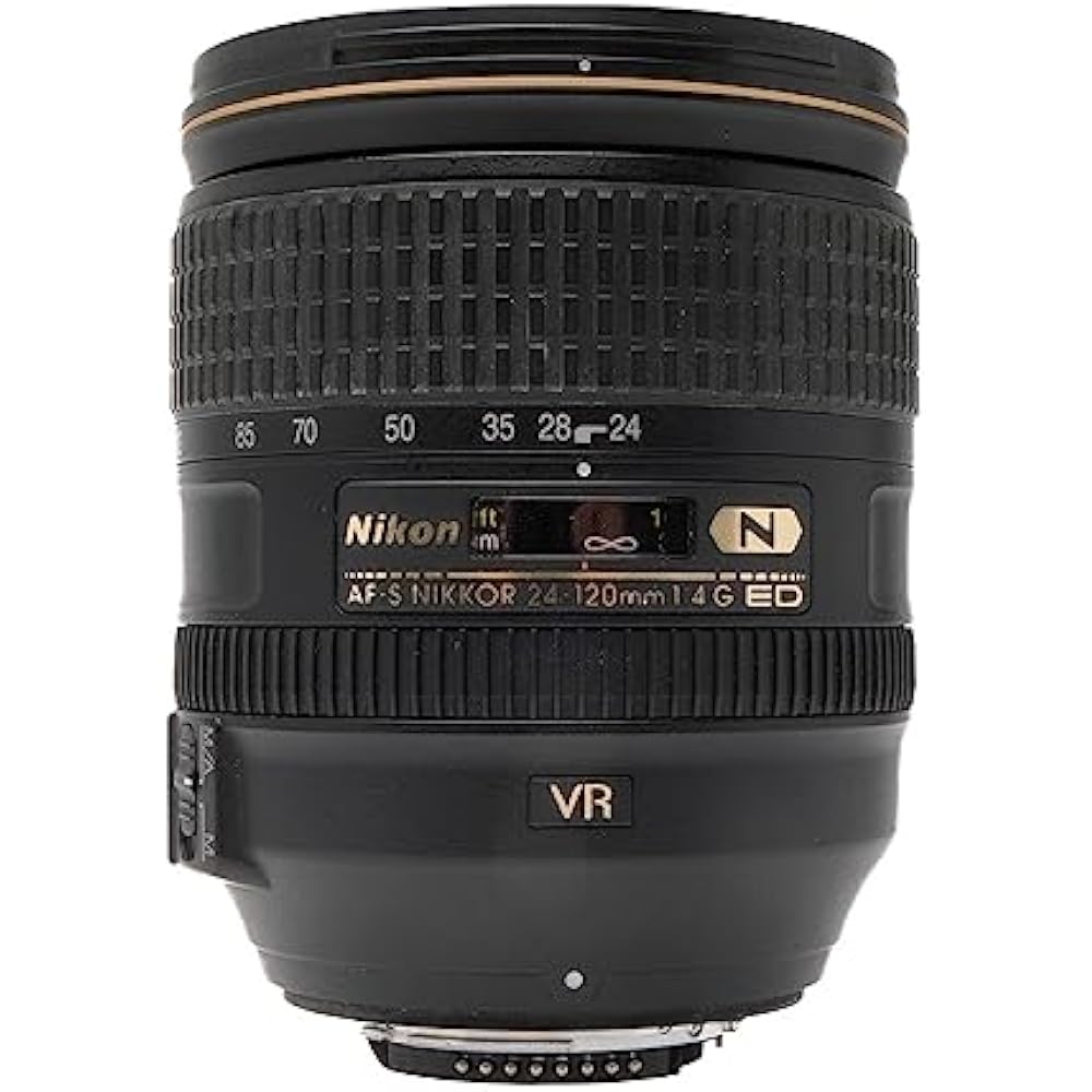 Nikon Standard Zoom Lens AF-S NIKKOR 24-120mm f/4G ED VR Full Size Compatible