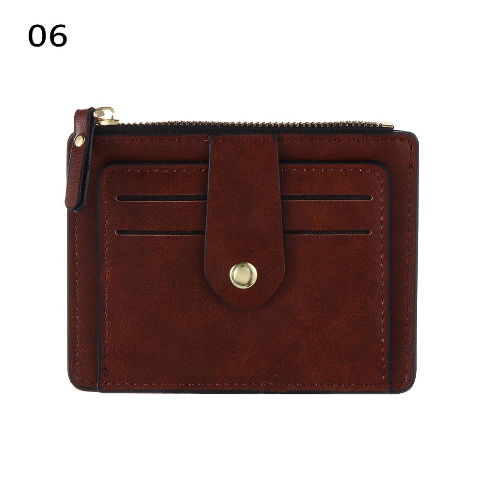 Модный деловой кошелек для монет, удостоверение личности, кредитный чехол, кожаный маленький кошелек, держатель для карт